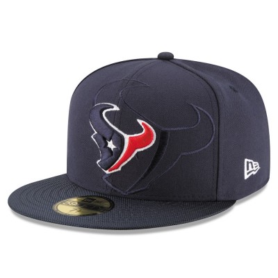 Men's Houston Texans New Era Navy 2016 Sideline Official 59FIFTY Fitted Hat 2419616